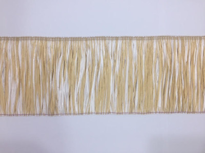 Frangia Raffia mixed color - WHITE (fehér)